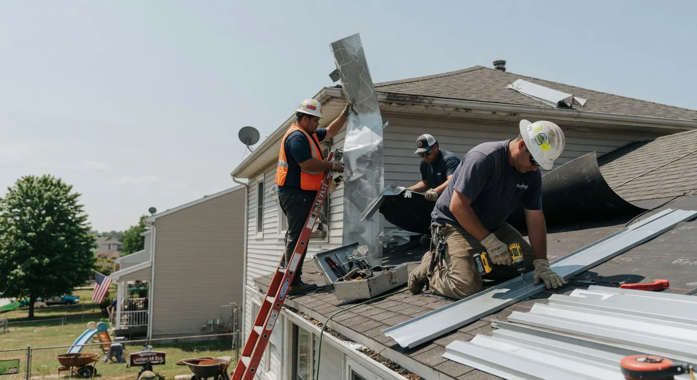 Storm Damage Metal Roof Repair in Cumberland Gap, TN